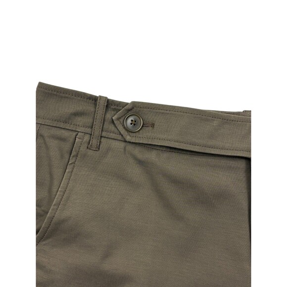 Eddie Bauer Shaw Stretch Cotton Chino Pants Mushroom Brown Straight Leg 12 - Picture 10 of 16